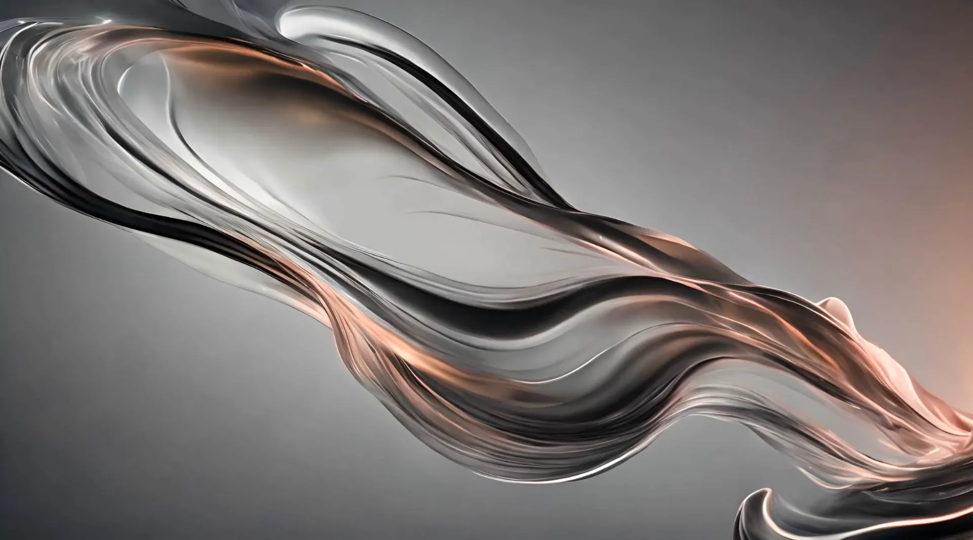 Liquid Chrome Waves Luxurious Stock Video